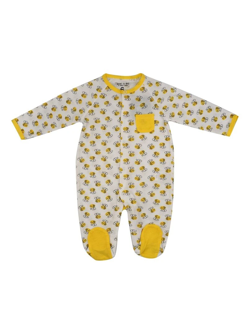 Pyjama Jersey 'demain''doo&bo' Jaune