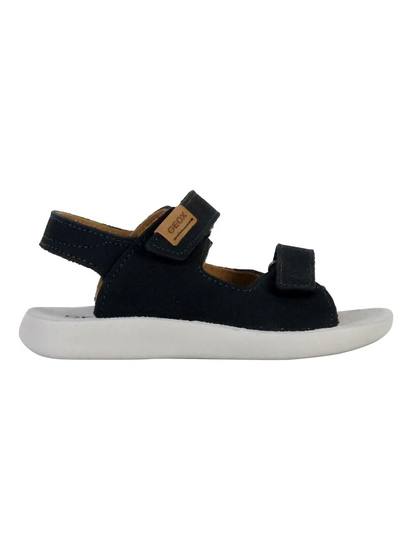 Sandales Cuir Enfant Geox LightFloppy Bleu