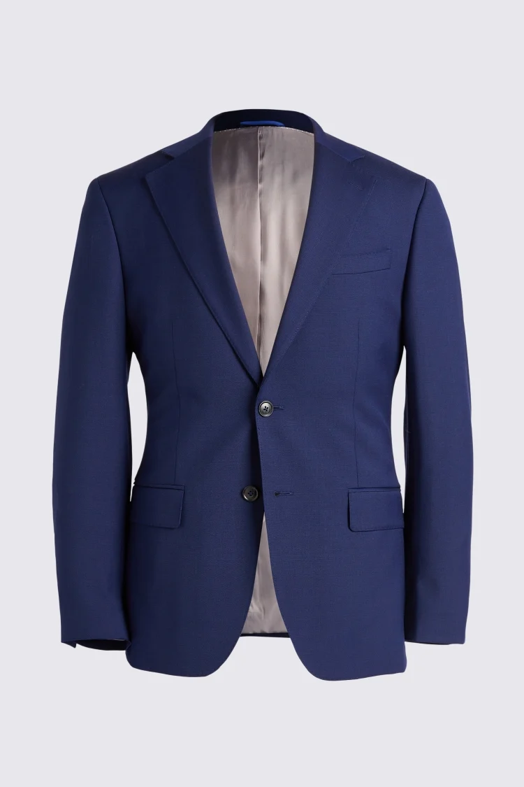 Italian Tailored Fit Black Peak Lapel Tuxedo Jacket   Buy Online at Moss