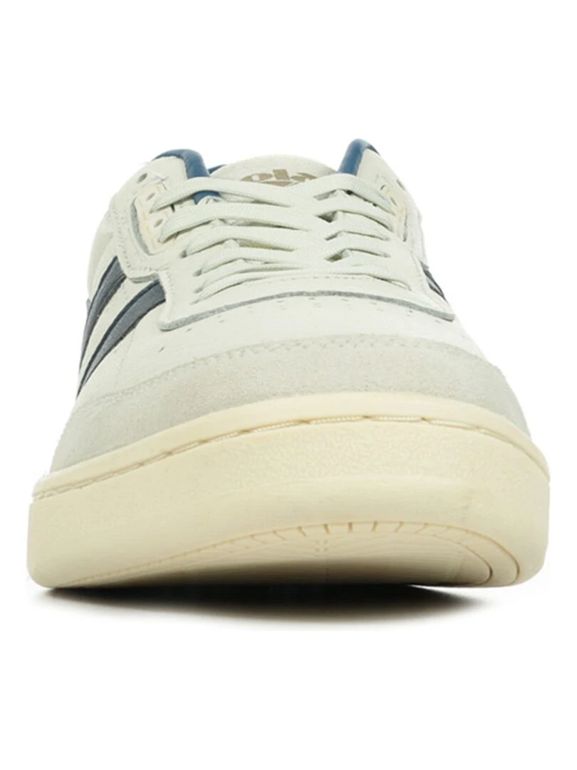 Baskets Gola Contact Leather   Blanc Bleu marine