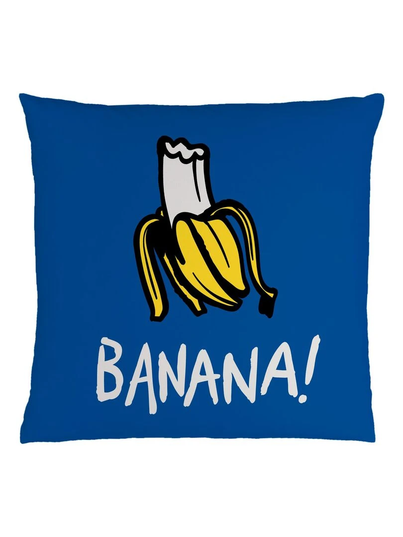 Coussin imprimé 100% polyester LES MINIONS BANANA Jaune
