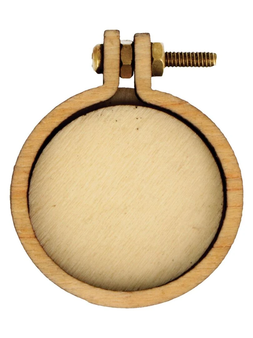 10 pendentifs ronds à broder 2 4 cm N/A