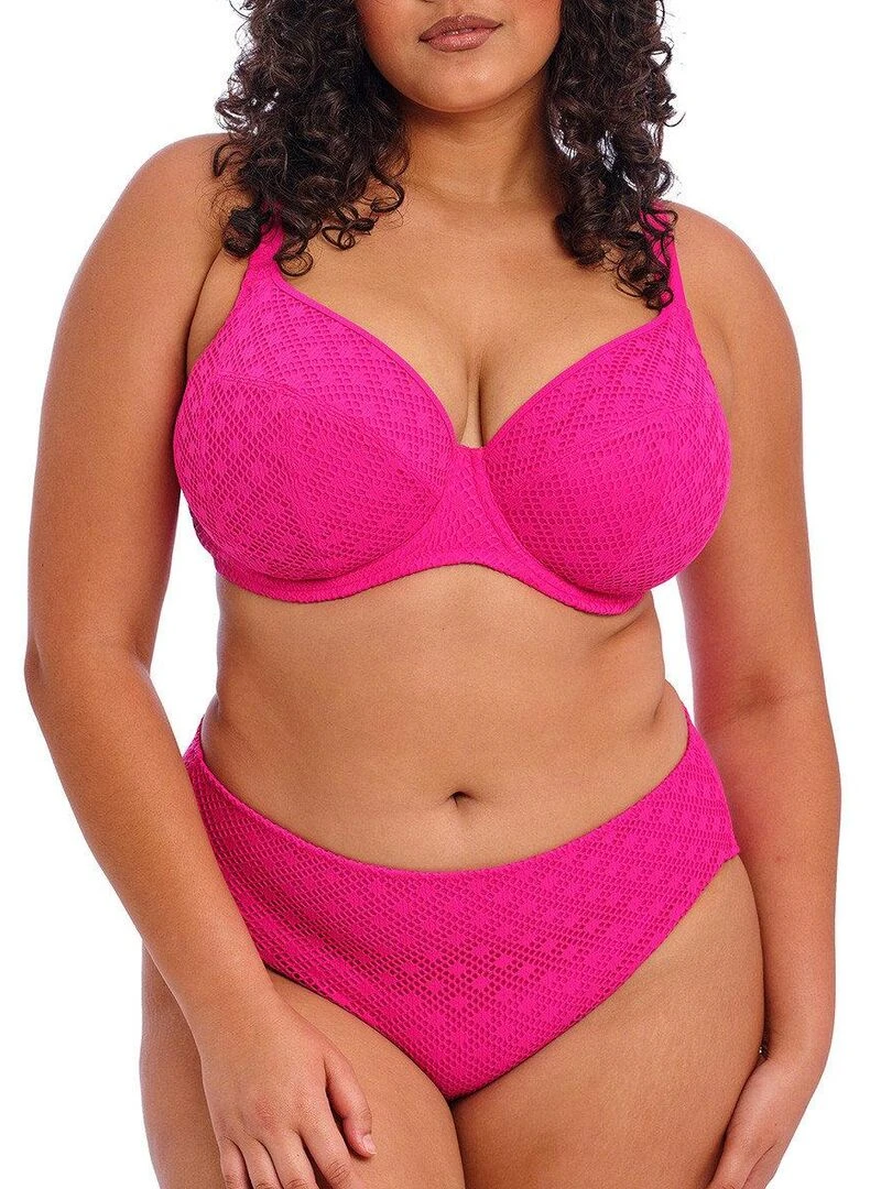 Haut de maillot grande taille à armatures Bazaruto Rose