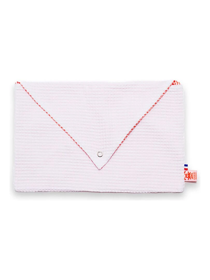 Pochette de rangement en Coton Bio Blanc