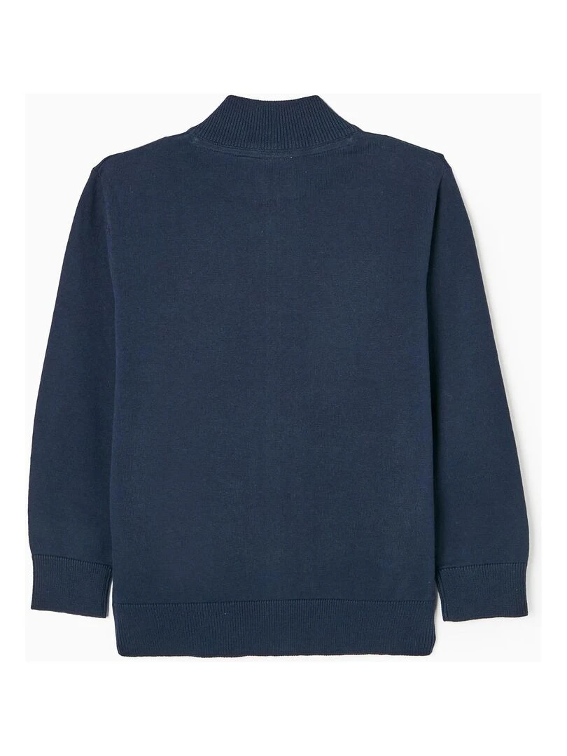 Gilet en Maille pour Garçon ALPINE LUXURY Bleu foncé