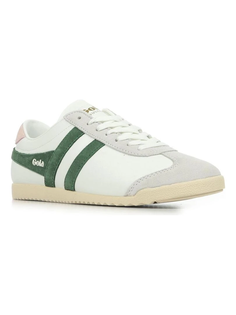 Baskets Gola Bullet Pure Blanc Vert Gris