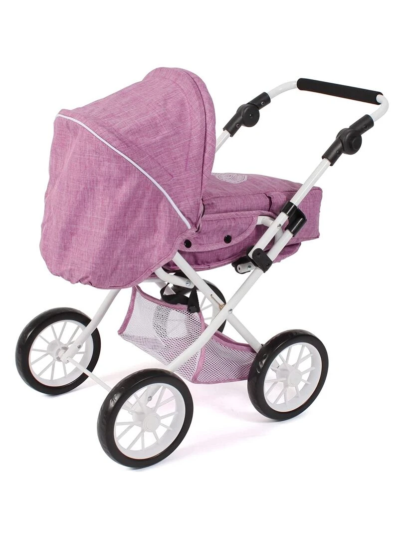 Poussette combinée pour poupée LENI Jean rose   N/A