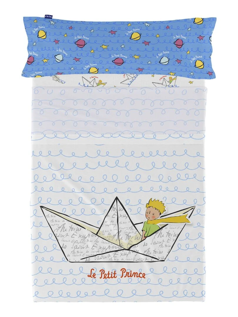 Parure de lit 2 pièces Navire "Happyfriday"   Blanc