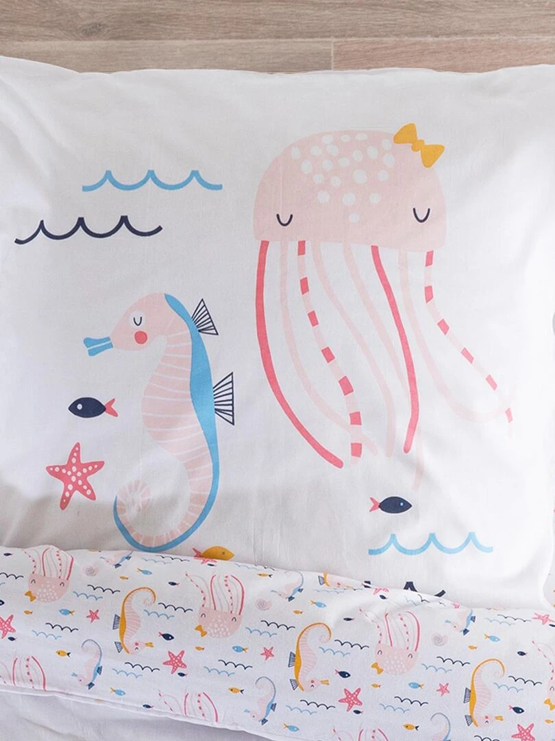 Drap housse marinette   Rose