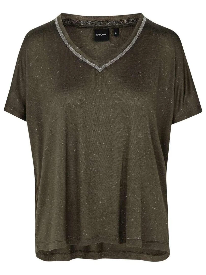 KAPORAL   T shirt col v   Kaki