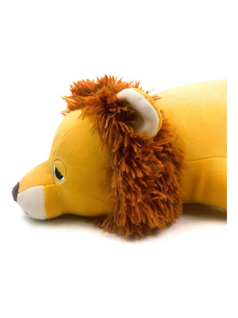 Peluche nemu nemu   LEON   Lion   Taille L   56 cm   Orange