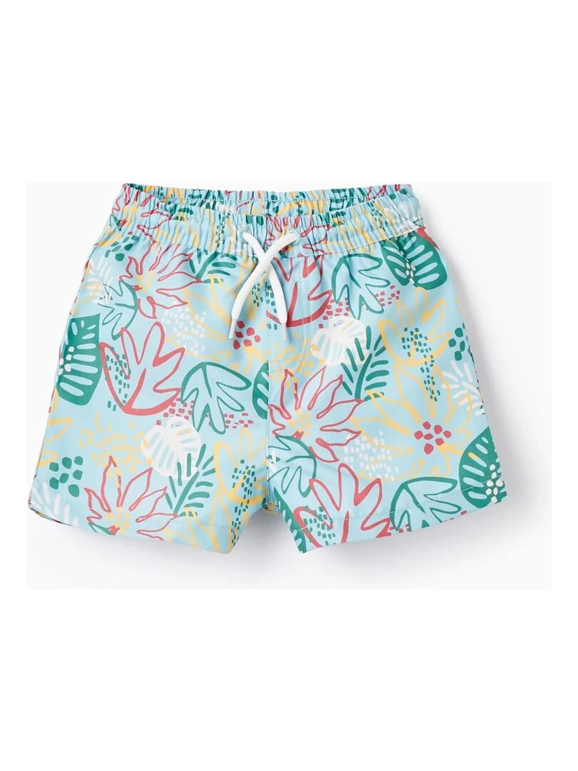Short De Bain Up 80 Avec Motif Pour Bébé Garçon CUBA Bleu clair