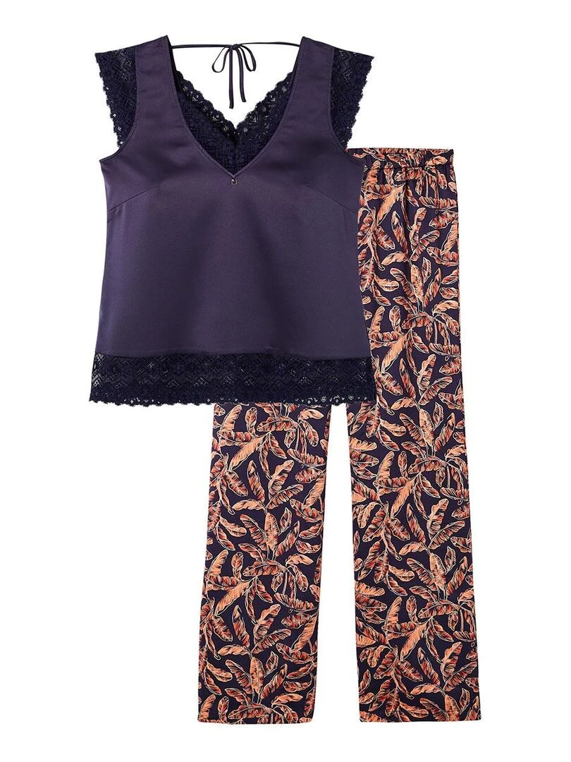 Pyjama YAOUNDE Camille Cerf & Pomm'Poire Bleu