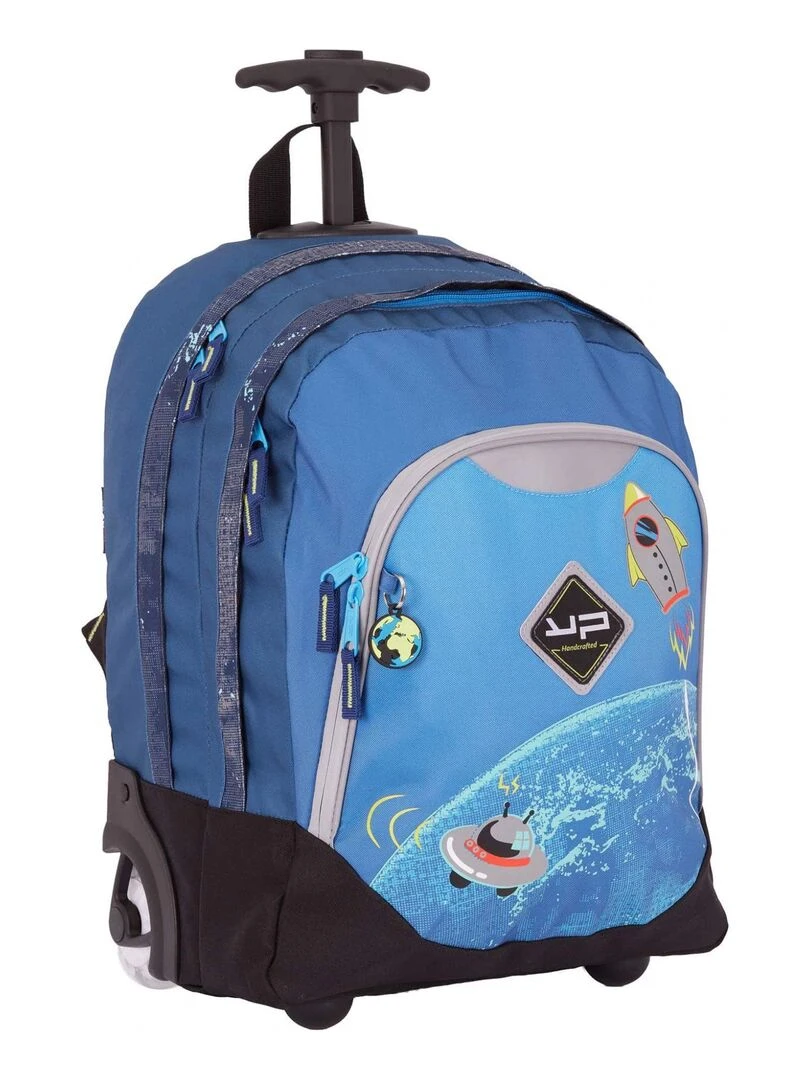 BODYPACK Sac à dos à roulettes 44 cm Objectif Lune Bleu
