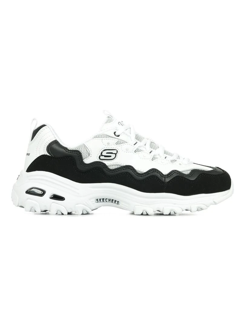 Baskets Skechers D lites Get Wavy Noir