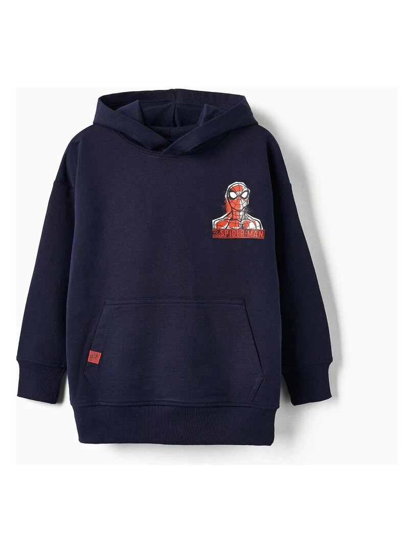 Sweat à capuche pour garçon 'Spider Man' MARVEL SPIDERMAN Bleu foncé