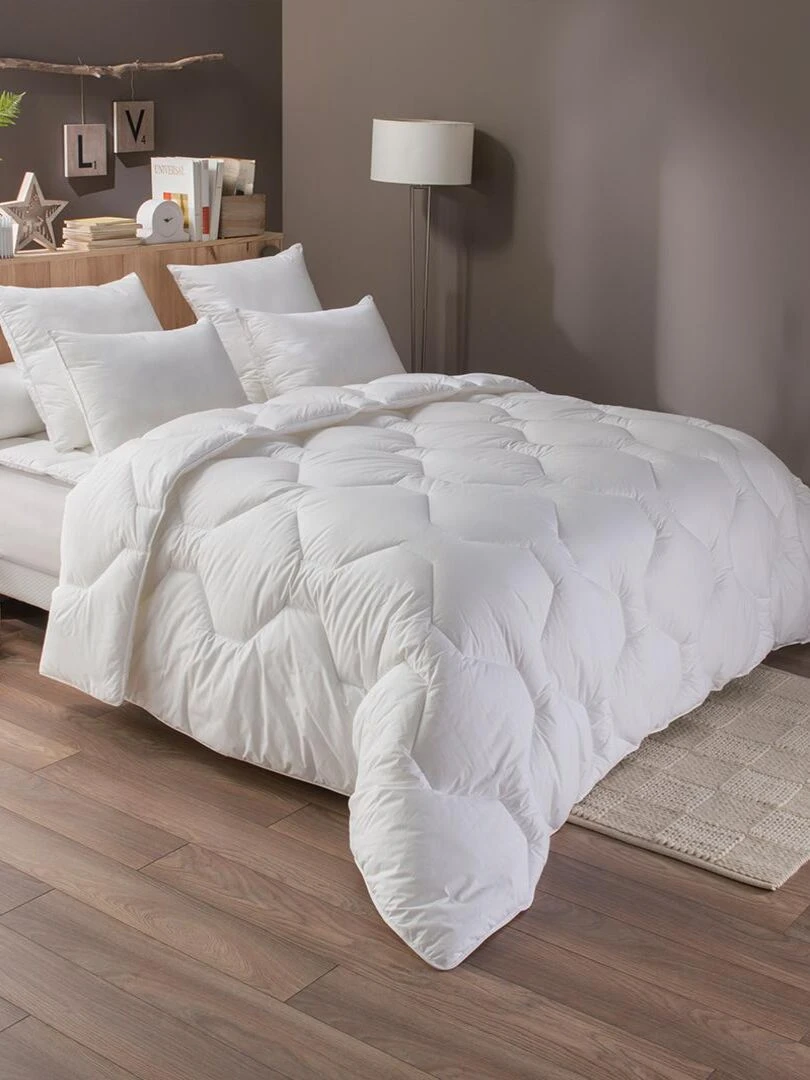 DODO Couette Protection Active Anti acariens Végétal 4 SAISONS Blanc