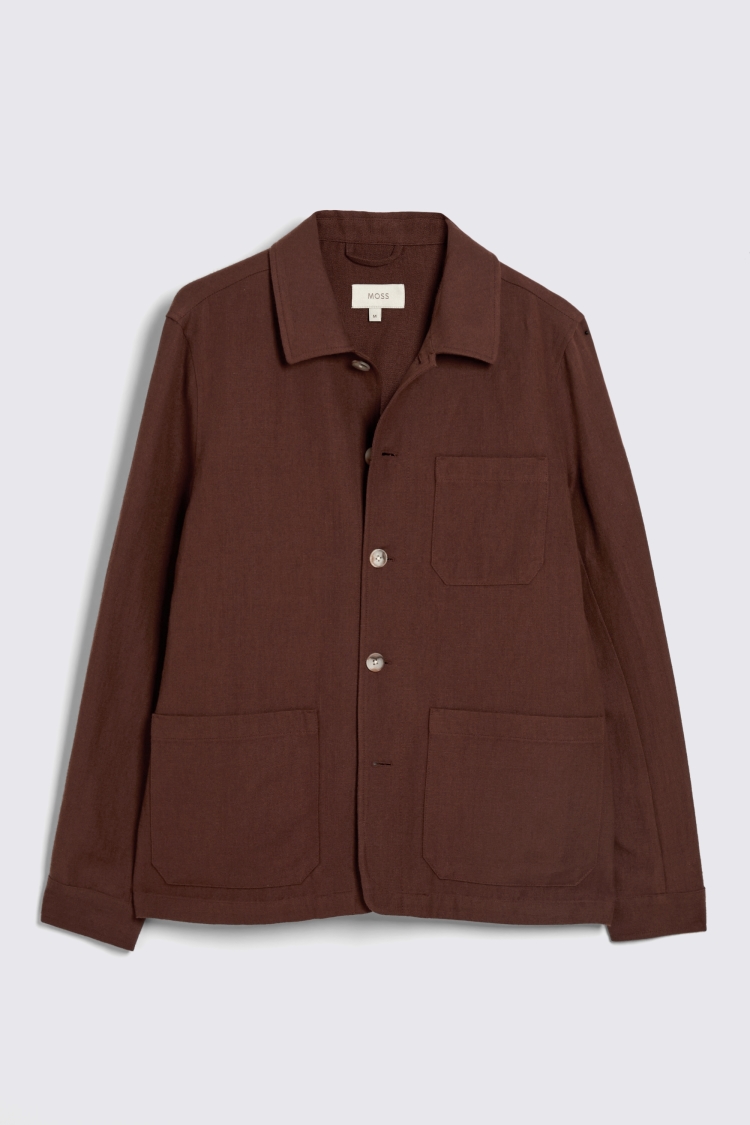 Navy Denim Three Pocket Shacket   Buy Online at Moss
