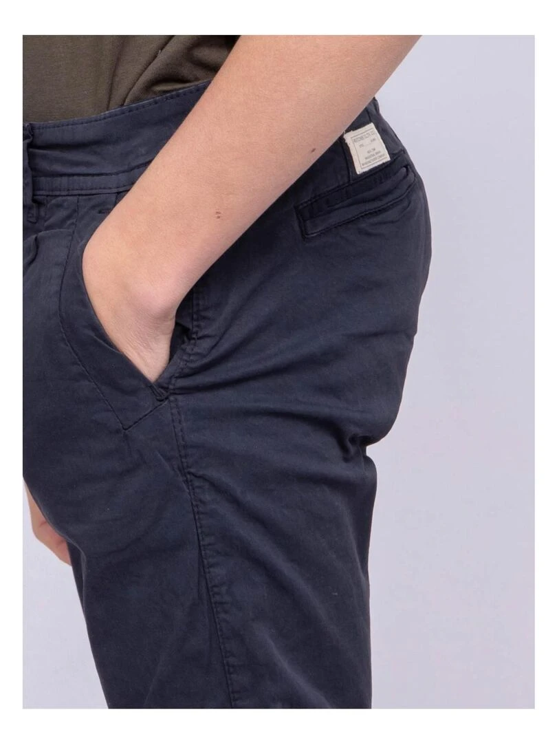Bermuda chino BARNAS J   Bleu marine