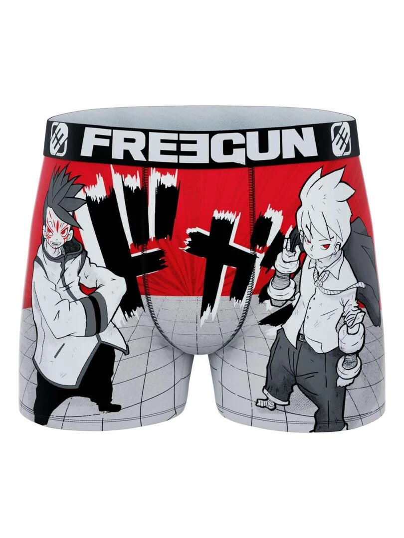 Lot de 3 boxers homme Manga Style Hero Freegun   Bleu