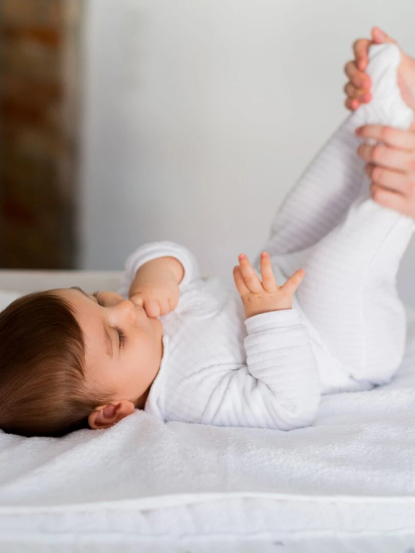 Ensemble de 5 cintres pour enfants en métal/tissu Bleu