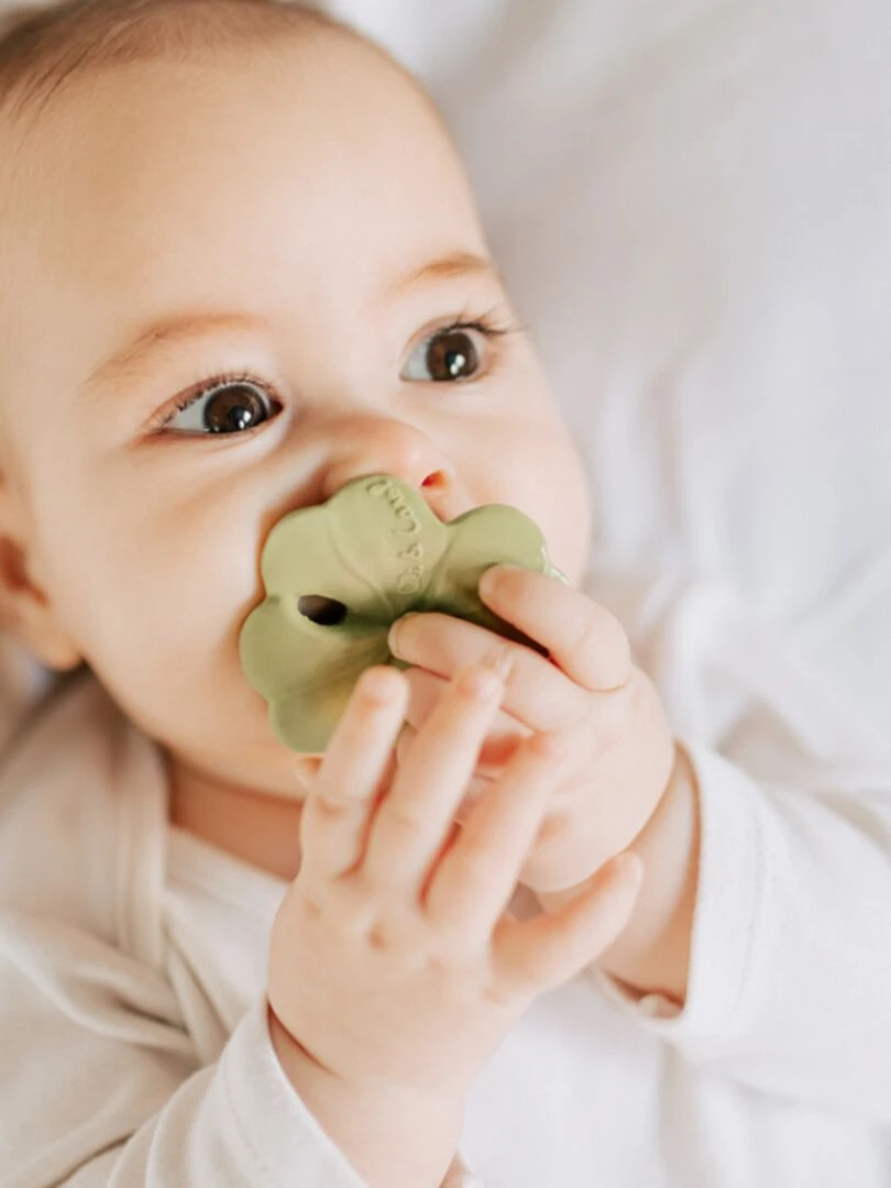 Mini Jouet De Dentition En Latex Eli Le Trèfle Chewy To Go   N/A