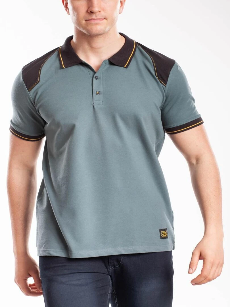 Polo stretch renforcé WORKPOL 'Rica Lewis' Vert
