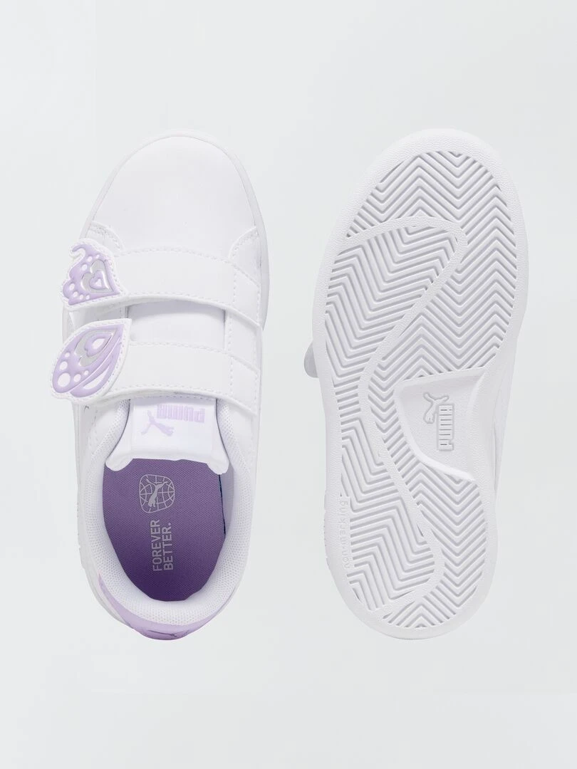 Baskets papillon 'Puma' 'Smash'   blanc
