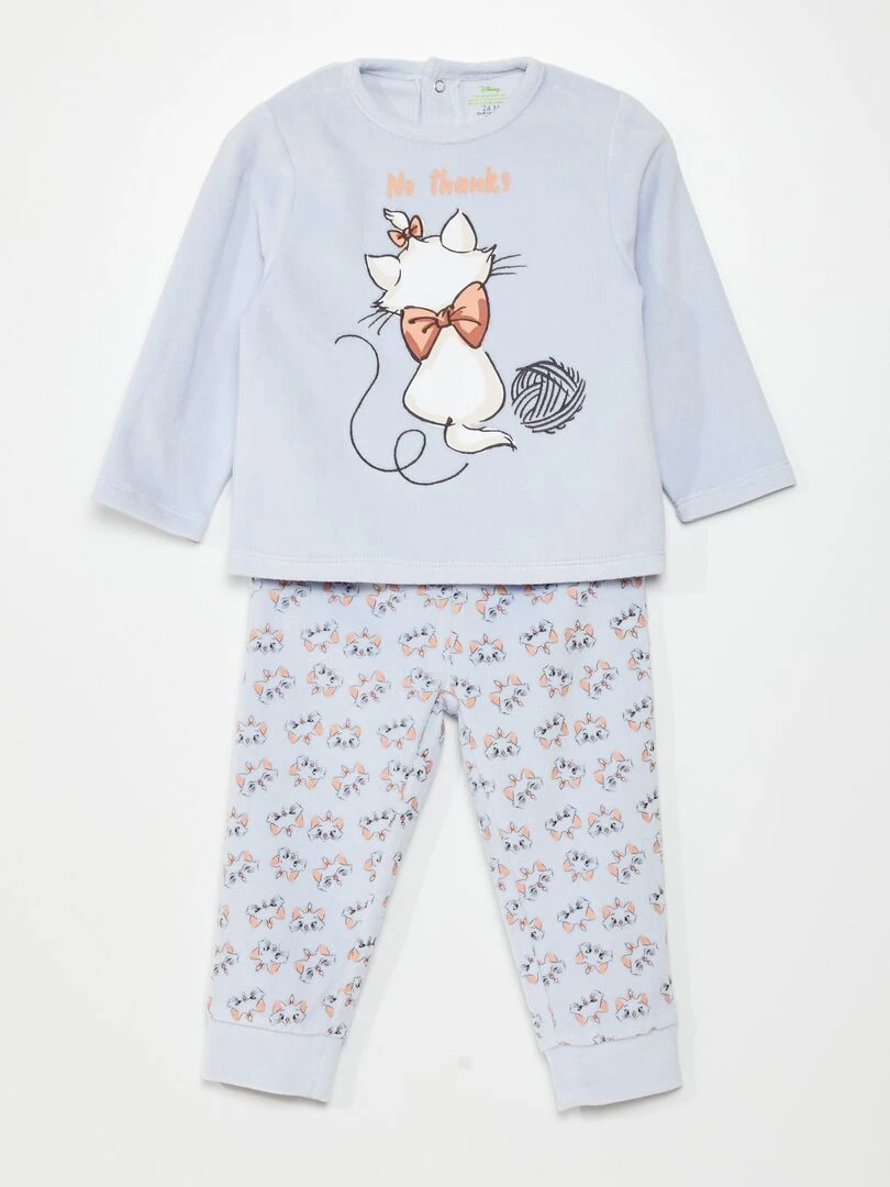 Ensemble de pyjama en velours 'Disney' 2 pièces Bleu