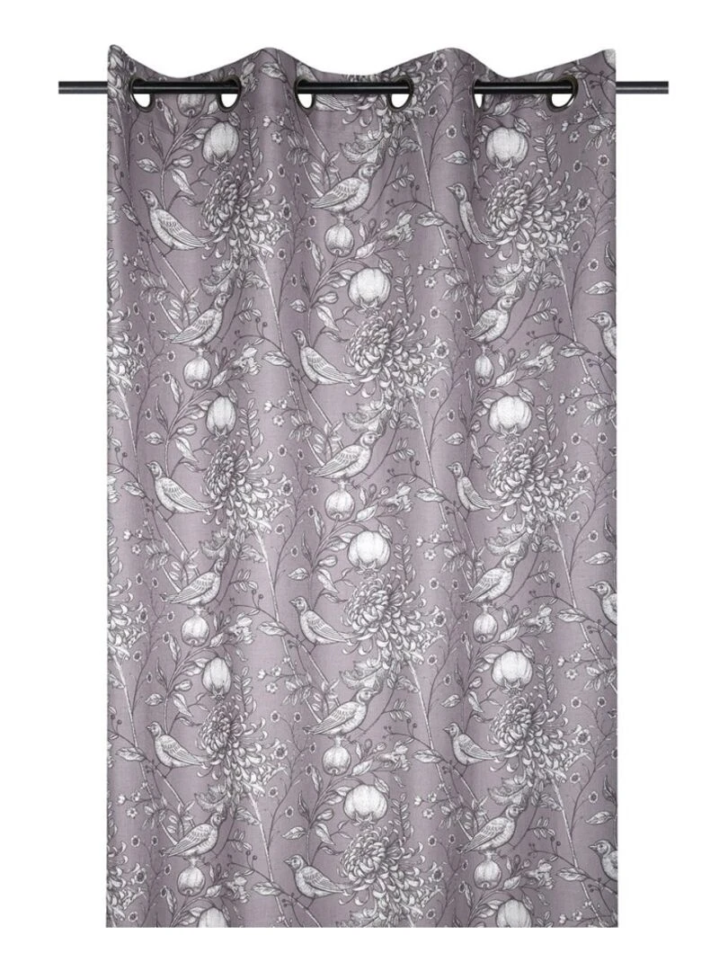 Rideau à œillets 140x260 cm Amboise Rose