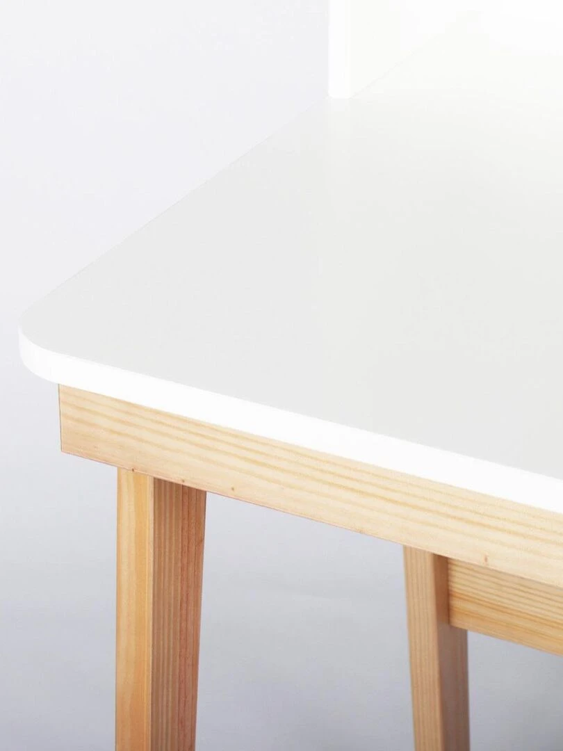 Bureau enfant Yuki   AKITEN RETAIL   Blanc Marron