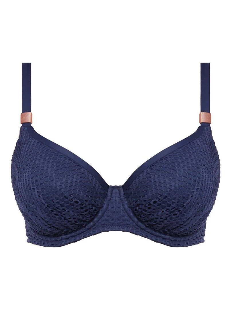 Haut de maillot de bain emboîtant à armatures Marseille   Bleu