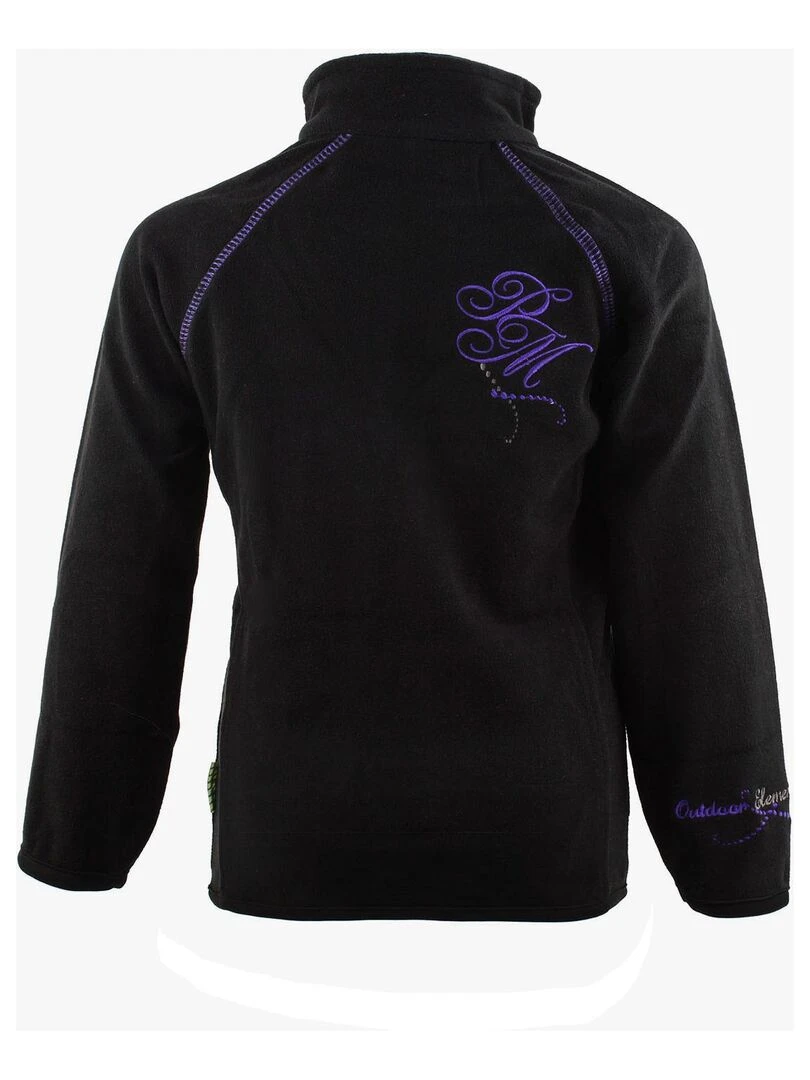 Sweat polaire fille GAFONE PEAK MOUNTAIN Noir Noir