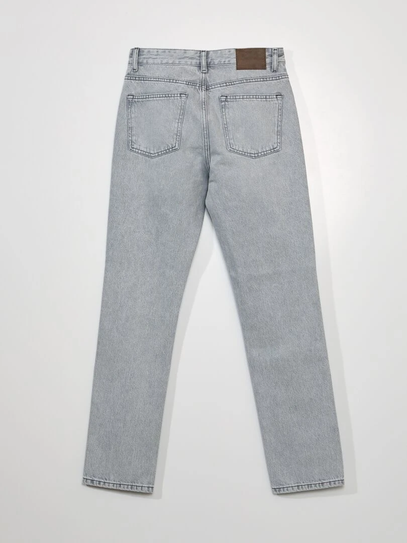 Jean droit L32 Gris