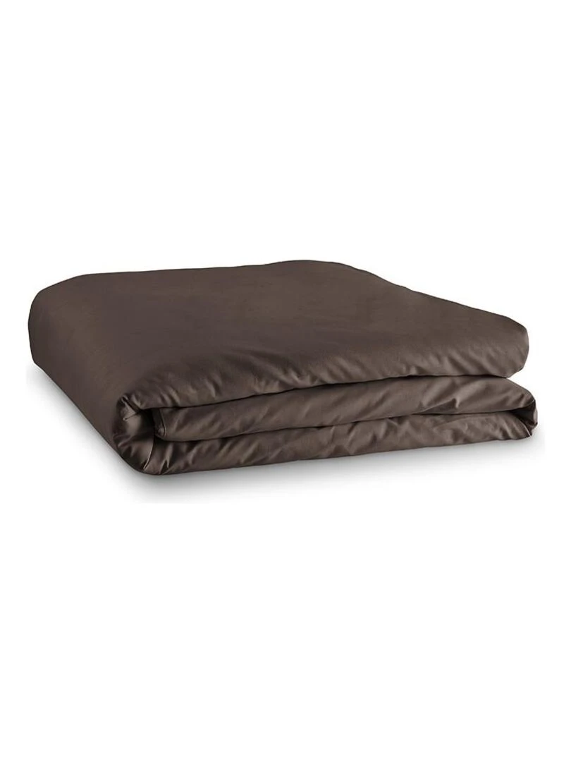 Housse De Couette Choco 260 X 240 Cm / 100% Coton / 57 Fils/cm² Pour Lit 2 Places "king Size"   Marron chocolat