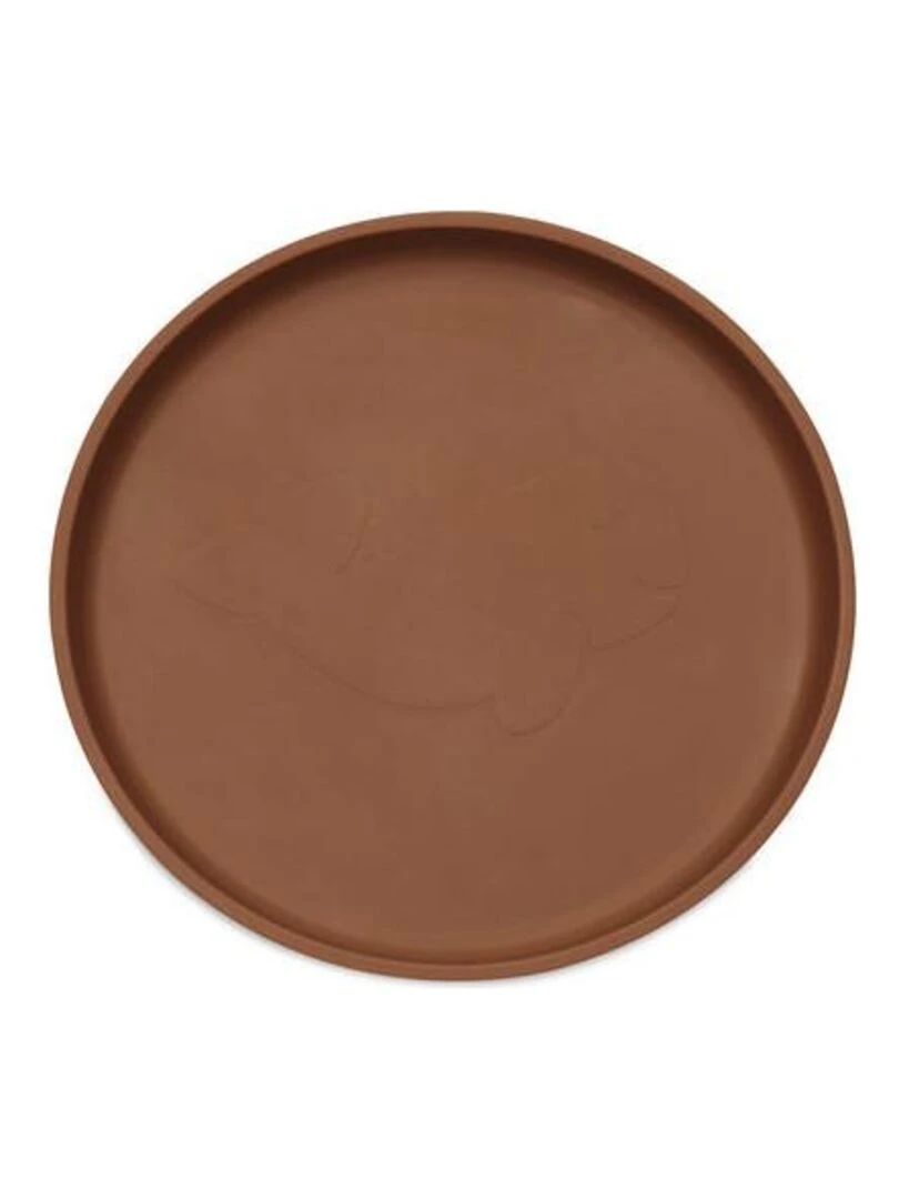 Assiette Silicone Caramel Jollein Marron