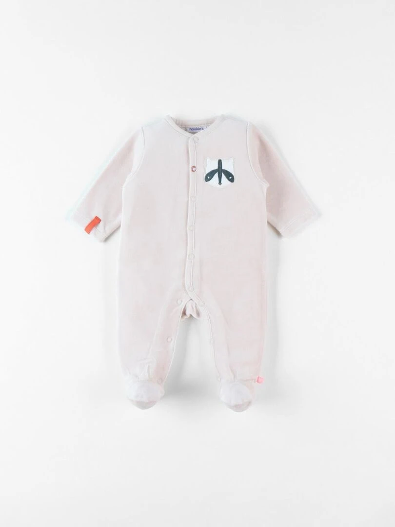 Pyjama 1 pièce en velour clair Noukie's Beige