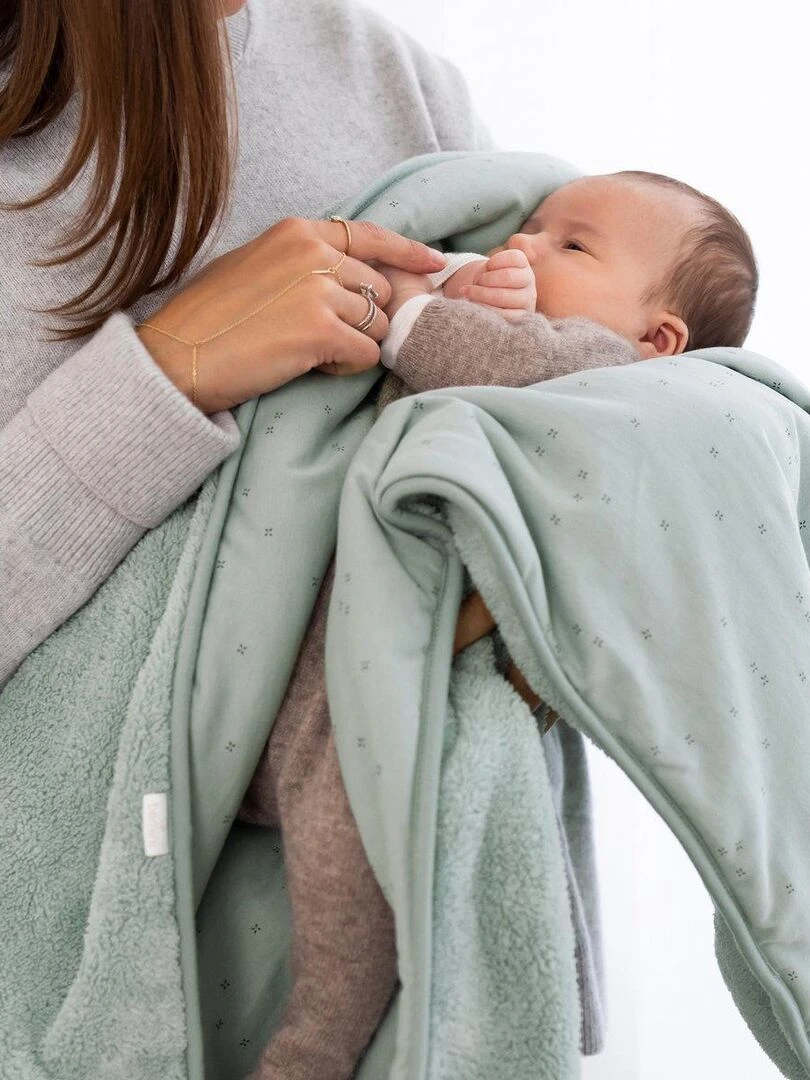Bemini Couverture Pady jersey et softy   Vert sapin