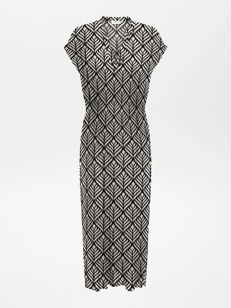 Robe longue imprimée 'JDY' Noir/blanc