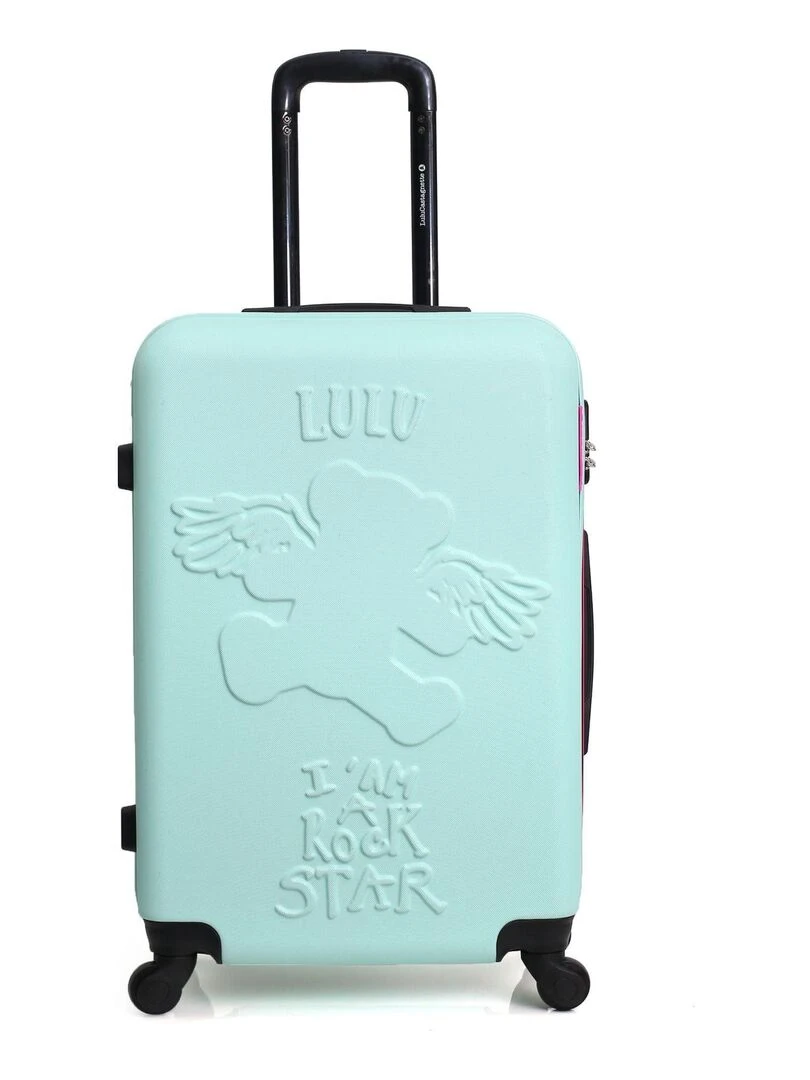 LULU CASTAGNETTE VALISE L OURS AILE Vert