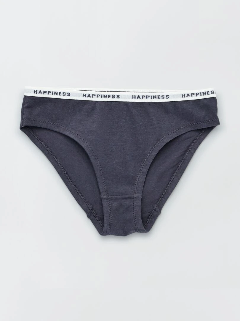 Lot 4 culottes en coton   Blanc/gris