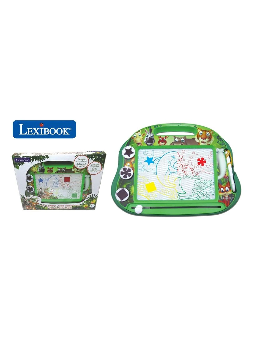 Ardoise Magique Format A5 Avec Accessoires Magnétiques Pour Dessiner En Couleurs Les Animaux N/A