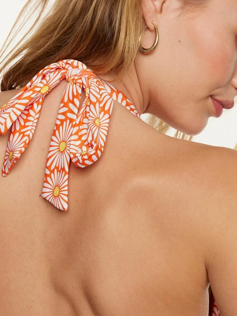 Haut de maillot de bain triangle TOURNESOL   Brigitte Bardot Bain   Orange