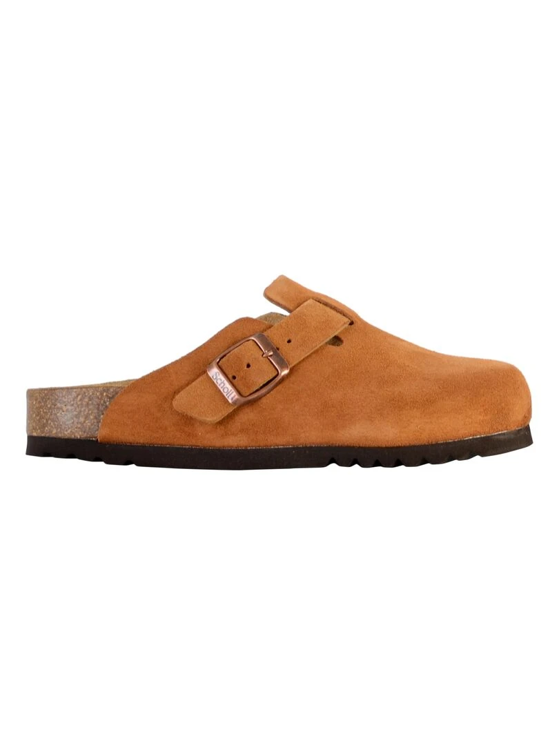 Mules Cuir Scholl Fae Marron