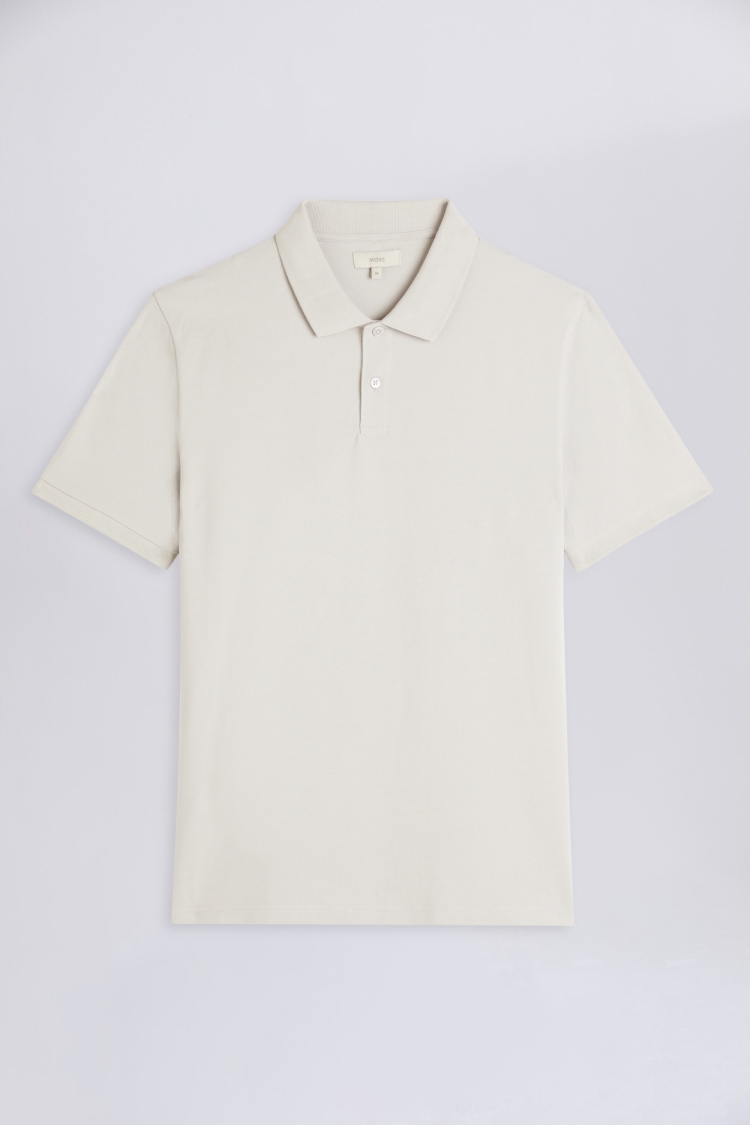 Ecru Terry Towelling Skipper Polo   Buy Online at Moss