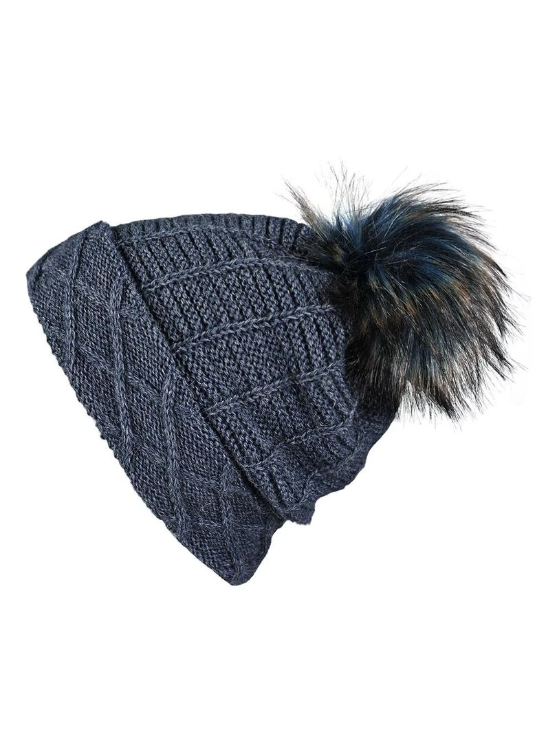 Ensemble Snood Bonnet Komin   Made in UE   Bleu marine