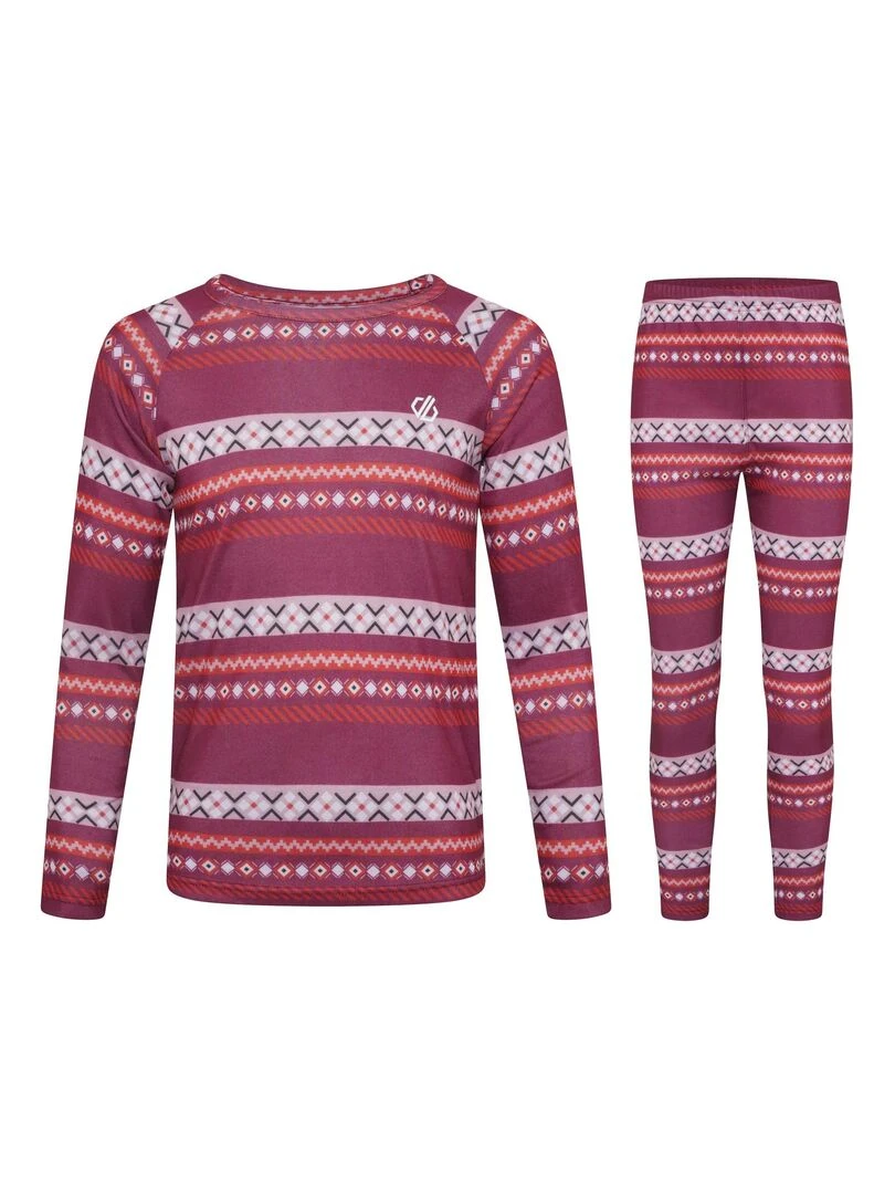 Dare 2B Ensemble thermique AMAZE Rouge foncé