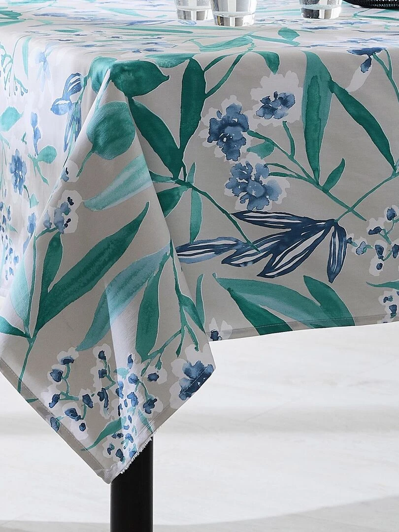 Nappe enduite Anita Vert foncé
