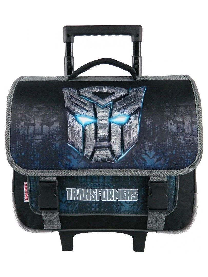 Cartable à roulettes Transformers 38cm Noir Noir
