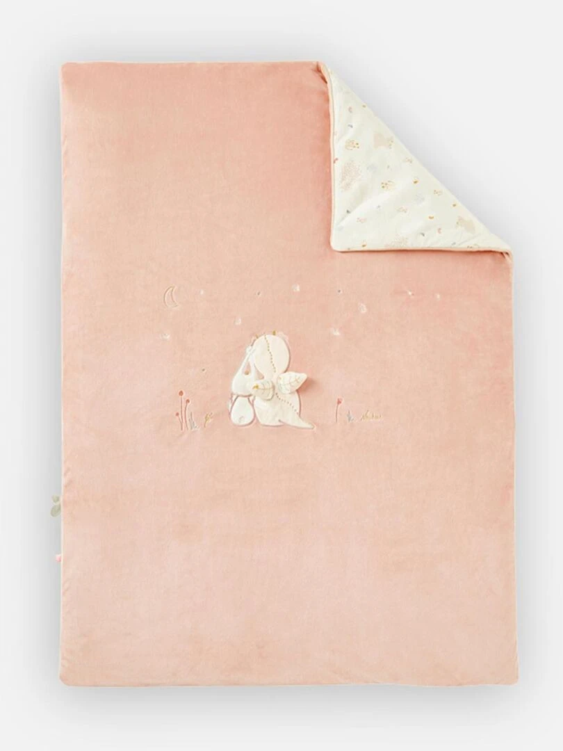 Couverture Veloudoux 75x100cm Lina & Joy Noukie's Rose